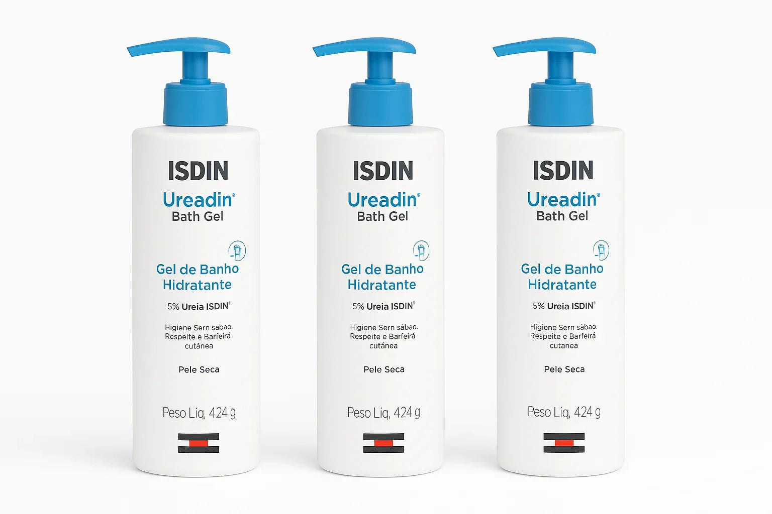 Kit com 3 Unidades – Gel de Banho 424g